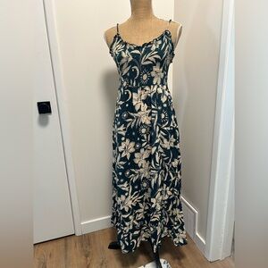 Floral Maxi Dress with Spaghetti Straps